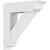 Ekena Millwork Standard Traditional Bracket with Traditional Ends - Primed Polyurethane - BKTP05X24X24TRA01