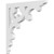 Ekena Millwork Vienna Bracket - Primed Polyurethane - BKTP01X08X08VI