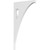 Ekena Millwork Winston Bracket - Primed Polyurethane - BKTP01X08X14WN