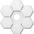 Ekena Millwork Daisy Ceiling Medallion - Primed Polyurethane - CMP16DY-03000