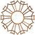 Ekena Millwork Augustus Ceiling Medallion - Primed Polyurethane - CMPP18AUACO
