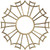 Ekena Millwork Augustus Ceiling Medallion - Primed Polyurethane - CMPP20AUABS