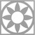 Ekena Millwork Blume Ceiling Medallion - Primed Polyurethane - CMPP16BLSNI