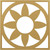 Ekena Millwork Blume Ceiling Medallion - Primed Polyurethane - CMPP24BLSGO