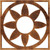Ekena Millwork Blume Ceiling Medallion - Primed Polyurethane - CMPP28BLACO