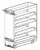 JSI Cabinetry Dover Castle Kitchen Cabinet - BF09PULL-KDC