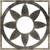 Ekena Millwork Blume Ceiling Medallion - Primed Polyurethane - CMPP38BLAWS