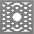 Ekena Millwork Chevron Ceiling Medallion - Primed Polyurethane - CMPP20CHSNI