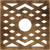 Ekena Millwork Chevron Ceiling Medallion - Primed Polyurethane - CMPP28CHABZ