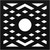 Ekena Millwork Chevron Ceiling Medallion - Primed Polyurethane - CMPP28CHSBL