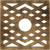 Ekena Millwork Chevron Ceiling Medallion - Primed Polyurethane - CMPP34CHABS