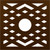 Ekena Millwork Chevron Ceiling Medallion - Primed Polyurethane - CMPP34CHSCO