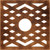 Ekena Millwork Chevron Ceiling Medallion - Primed Polyurethane - CMPP40CHACO