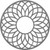 Ekena Millwork Cannes Ceiling Medallion - Primed Polyurethane - CMPP32CNSNI