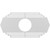 Ekena Millwork Chrysler Ceiling Medallion - Primed Polyurethane - CMPP28X14CS