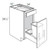 JSI Cabinetry Dover Lunar Kitchen Cabinet - B15SFTTR-DMK-KDL