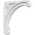 Ekena Millwork Arch Corbel - Primed Polyurethane - CORP01X18X18AH