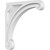 Ekena Millwork Arch Corbel - Primed Polyurethane - CORP01X20X20AH