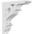 Ekena Millwork Brontes Corbel - Primed Polyurethane - CORP01X08X08BR
