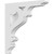 Ekena Millwork Brontes Corbel - Primed Polyurethane - CORP01X14X14BR