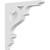 Ekena Millwork Brontes Corbel - Primed Polyurethane - CORP01X16X16BR