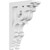 Ekena Millwork Preston Corbel - Primed Polyurethane - CORP01X04X07PR