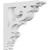 Ekena Millwork Preston Corbel - Primed Polyurethane - CORP01X08X08PR