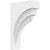 Ekena Millwork Standard Rockford Corbel - Primed Polyurethane - CORP02X05X08ROC