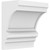 Ekena Millwork Standard Diane Corbel - Primed Polyurethane - CORP07X04X08DIA