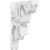 Ekena Millwork Whitman Corbel - Primed Polyurethane - CORP01X05X09WH