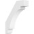 Ekena Millwork Braces - Primed Polyurethane - BRCP03X12X16ASP