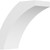 Ekena Millwork Braces - Primed Polyurethane - BRCP05X12X12THR