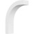 Ekena Millwork Braces - Primed Polyurethane - BRCP05X16X22HTG