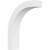 Ekena Millwork Braces - Primed Polyurethane - BRCP05X18X24HTG