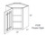JSI Cabinetry Norwich Slab Kitchen Cabinet - PGWDC2736-VNS
