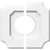 Ekena Millwork Axel Ceiling Medallion - Primed Polyurethaneurethane - CMP10LE2-04000