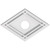 Ekena Millwork Axel Ceiling Medallion - Primed Polyurethaneurethane - CMP12X8DD-02000