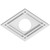 Ekena Millwork Axel Ceiling Medallion - Primed Polyurethaneurethane - CMP12X8DD-03000