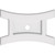 Ekena Millwork Axel Ceiling Medallion - Primed Polyurethaneurethane - CMP12X8HN-01000