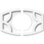 Ekena Millwork Axel Ceiling Medallion - Primed Polyurethaneurethane - CMP12X8KY2-05000