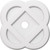 Ekena Millwork Axel Ceiling Medallion - Primed Polyurethaneurethane - CMP14CE-02000