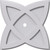 Ekena Millwork Axel Ceiling Medallion - Primed Polyurethaneurethane - CMP14CM-01000