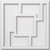 Ekena Millwork Axel Ceiling Medallion - Primed Polyurethaneurethane - CMP14KX