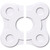 Ekena Millwork Axel Ceiling Medallion - Primed Polyurethaneurethane - CMP16LA2-05000