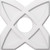 Ekena Millwork Axel Ceiling Medallion - Primed Polyurethaneurethane - CMP16TS-05000