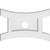 Ekena Millwork Axel Ceiling Medallion - Primed Polyurethaneurethane - CMP16X10HN-02000