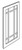 JSI Cabinetry Norwich Slab Kitchen Cabinet - W1842PGD-VNS