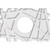 Ekena Millwork Axel Ceiling Medallion - Primed Polyurethaneurethane - CMP22X14NO-07000