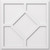 Ekena Millwork Axel Ceiling Medallion - Primed Polyurethaneurethane - CMP24EY