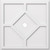 Ekena Millwork Axel Ceiling Medallion - Primed Polyurethaneurethane - CMP24EY-02000